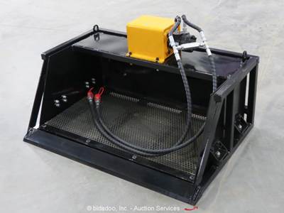 GIYI MVB43 43" Vibratory Vibrating Bucket Hydraulic Mini Skid Steer bidadoo -New