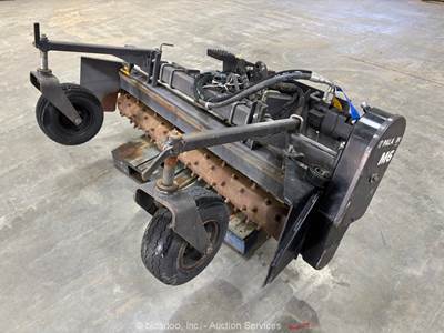 2021 Harley M6H-0022/28-107 Paladin Box Rake Skid Steer Tool Attachment bidadoo