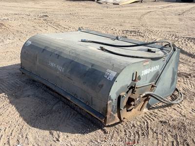 2014 Haugen HPB72 75" Skid Steer Pick-Up Broom Sweep Attachment bidadoo -Repair