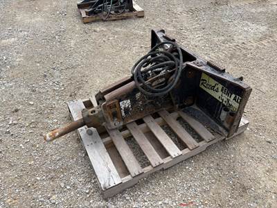 Huskie HH500-2 Universal Skid Steer Attachment Hydraulic Driven Motor bidadoo