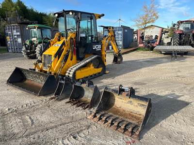 2020 JCB 1CXT Compact Track Loader Backhoe Cab Heat A/C Aux Hyd E-Stick bidadoo