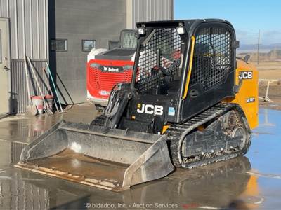 2020 JCB 215T T4 Skid Steer Compact Track Loader Crawler Bucket Aux bidadoo