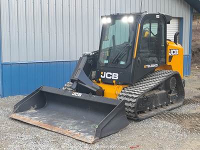 2024 JCB 3TS-8T TELESKID Crawler Track Loader Cab High Flow Aux Hyd A/C bidadoo