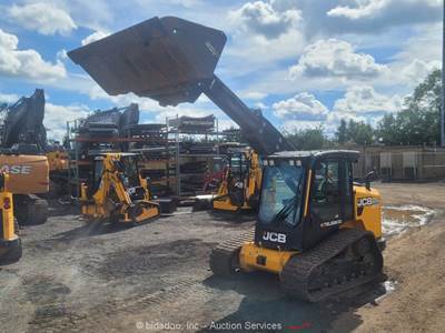 2023 JCB 3TS-8T Teleskid Compact Track Loader Crawler Cab High Flow Aux bidadoo