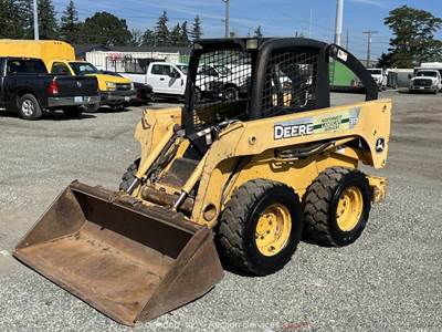 2004 John Deere 317 Skid Steer Wheel Loader Aux Hydraulic 72" Bucket bidadoo