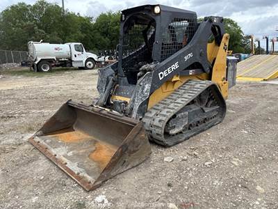 2020 John Deere 317G Skid Steer Track Loader Crawler Aux Hyd Bucket bidadoo