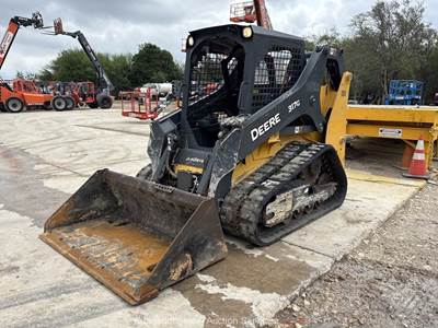 2020 John Deere 317G Skid Steer Track Loader Crawler Aux Hyd Q/C Bucket bidadoo