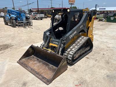 2020 John Deere 317G Skid Steer Track Loader Crawler Aux Hyd Bucket bidadoo