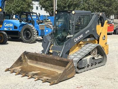 2020 John Deere 317G Skid Steer Track Loader Cab Crawler bidadoo