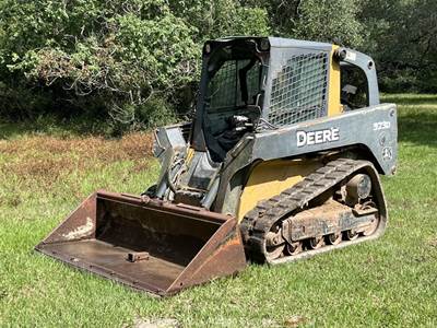 2013 John Deere 323D Skid Steer Track Loader Crawler High Flow QC Bucket bidadoo