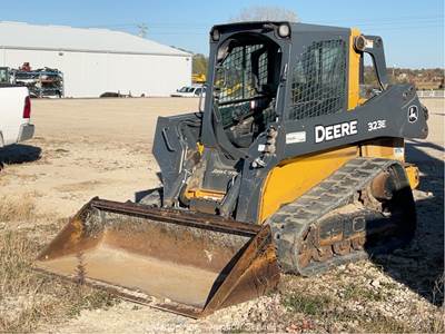 2016 John Deere 323E Skid Steer Track Loader Cab Crawler Aux Q/C -Parts/Repair