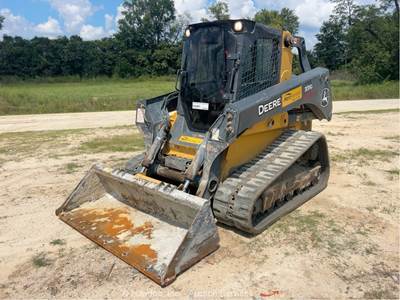 2021 John Deere 331G Skid Steer Track Loader Crawler Cab Aux Hyd Bucket bidadoo