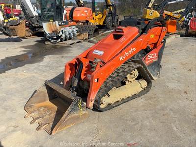 2021 Kubota SCL1000 Stand On Skid Steer Track Loader Crawler Diesel Aux bidadoo