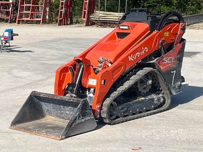 2022 Kubota SCL1000 Ride-On Skid Steer Track Loader Crawler Bucket Aux bidadoo