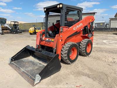 2022 Kubota SSV65 Skid Steer Wheel Loader Tractor Bucket Aux Hyd Q/C bidadoo