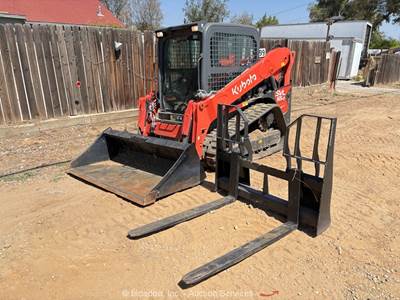 2024 Kubota SVL65-2 Skid Steer Track Loader Crawler Cab Bucket Forks Q/C bidadoo