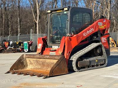 2023 Kubota SVL75-2 Skid Steer Track Loader Heated Cab A/C Crawler Aux bidadoo