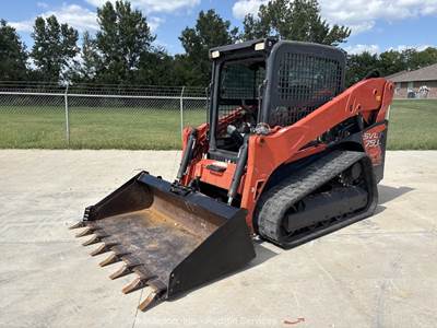 2022 Kubota SVL75-2 Skid Steer Track Loader Crawler Cab Aux Hyd Bucket bidadoo