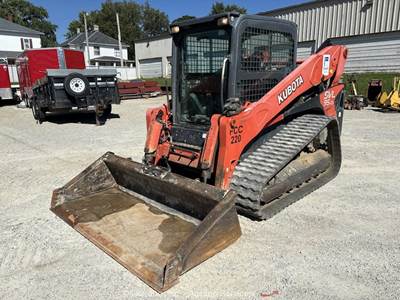 2018 Kubota SVL95-2S Skid Steer Track Loader Crawler Cab Hyd Q/C Bucket bidadoo