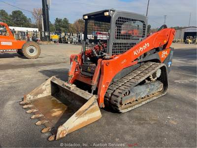 2022 Kubota SVL97-2 Skid Steer Track Loader Crawler Bucket Aux Hyd bidadoo