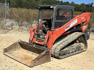 2023 Kubota SVL97-2 Skid Steer Track Loader Crawler Bucket Aux Hyd bidadoo
