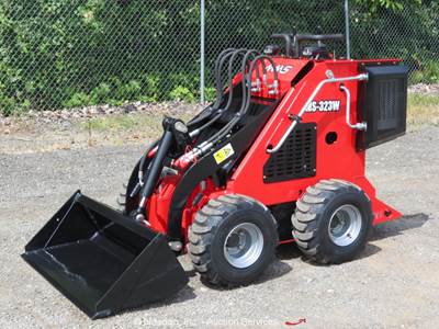 2026 MMS MS-323W Ride-On Skid Steer Wheel Loader Aux Hydraulics bidadoo -New