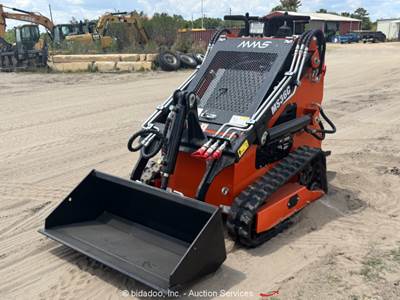 2026 MMS MS36C Ride-On Skid Steer Track Loader Crawler Aux Hyd bidadoo -New
