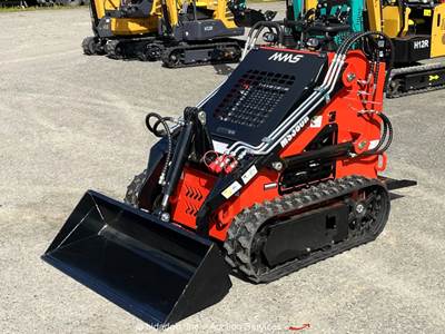2025 MMS MS380R Ride-On Skid Steer Track Loader Crawler Aux Hyd bidadoo -New