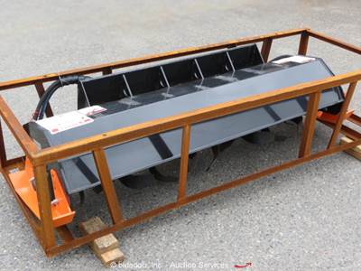 Mower King 64" Cultivator Tiller Hydraulic Skid Steer Attachment bidadoo -New