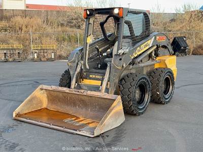 2017 New Holland L220 Skid Steer Wheel Loader Auxiliary Hydraulic Bucket bidadoo