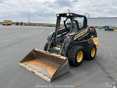 2018 New Holland L220 Skid Steer Wheel Loader Auxiliary Hydraulic bidadoo