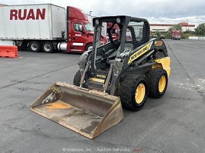 2016 New Holland L220 Skid Steer Wheel Loader Auxiliary Hydraulic bidadoo