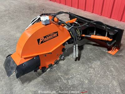 Pabreak 26" Stump Grinder Hydraulic Skid Steer Attachment bidadoo -New