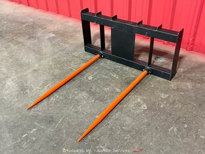 2026 Pabreak 45" Licorice Spear Bail Fork Farm Skid Steer Attach bidadoo -New