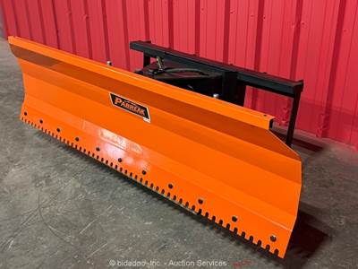 2025 Pabreak DB220 84" Hydraulic Skid Steer Dozer Blade Attachment bidadoo