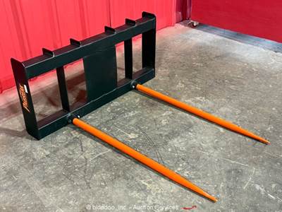 Pabreak GCC-56 45" Hay Bale Spear Fork Farm Skid Steer Attachment bidadoo -New