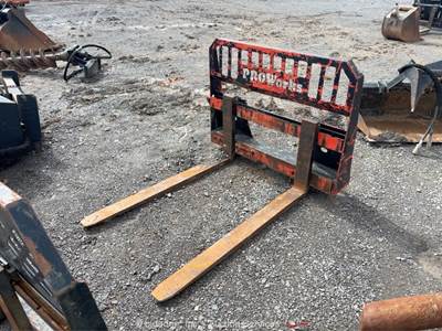 2022 Proworks PWNAIFF 48" Standard Skid Steer Attachment Pallet Forks bidadoo