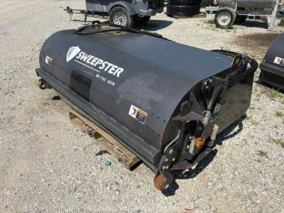 2017 Paladin 20572M-0022 72 in Street Sweeper Skid Steer Attachment bidadoo
