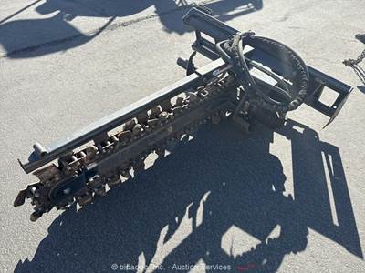 2018 Quick Attach TX150 Skid Steer Hydraulic Trencher Attachment bidadoo