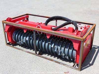 Raytree RMBD72 72" Drum Mulcher Hydraulic Skid Steer Attachment bidadoo -New