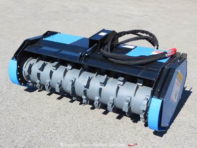 Raytree RMDM72 72" Drum Mulcher Hydraulic Skid Steer Attachment bidadoo -New