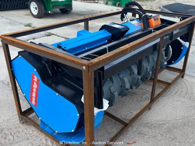 Raytree RMDM72SS 72" Drum Mulcher Hydraulic Skid Steer Attachment bidadoo -New