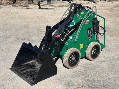 2022 Sherpa 100ECO Electric Mini Skid Steer Wheel Loader Ride-On w/Forks bidadoo