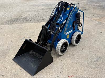 2023 Sherpa  Cratos 100ECO Electric Mini Skid Steer Wheel Loader Bucket bidadoo