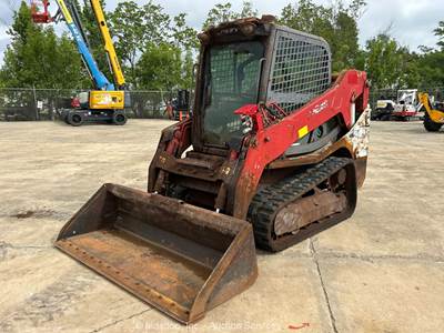 2021 Takeuchi TL10V2 Skid Steer Crawler Track Loader Cab A/C Aux Hyd Q/C bidadoo