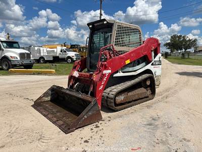 2020 Takeuchi TL10V2-CR Skid Steer Crawler Track Loader A/C Aux Hyd Q/C bidadoo