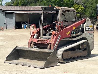 2017 Takeuchi TL12R2 Skid Steer Crawler Track Loader 2 Speed Q/C Aux Hyd bidadoo
