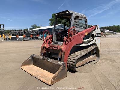 2017 Takeuchi TL12R2-R Skid Steer Track Loader Crawler Aux Hyd Bucket bidadoo