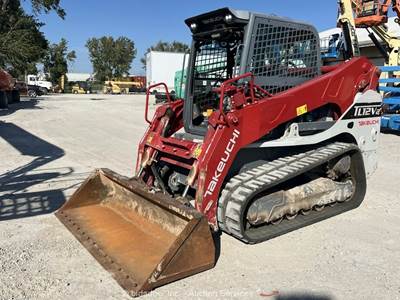 2023 Takeuchi TL12V2 Skid Steer Track Loader A/C Cab High Flow Aux Hyd bidadoo
