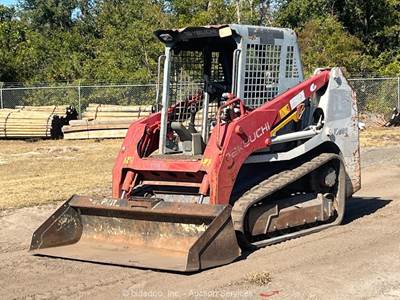 2014 Takeuchi TL8 Skid Steer Track Loader Crawler Aux Hyd Bucket Kubota bidadoo